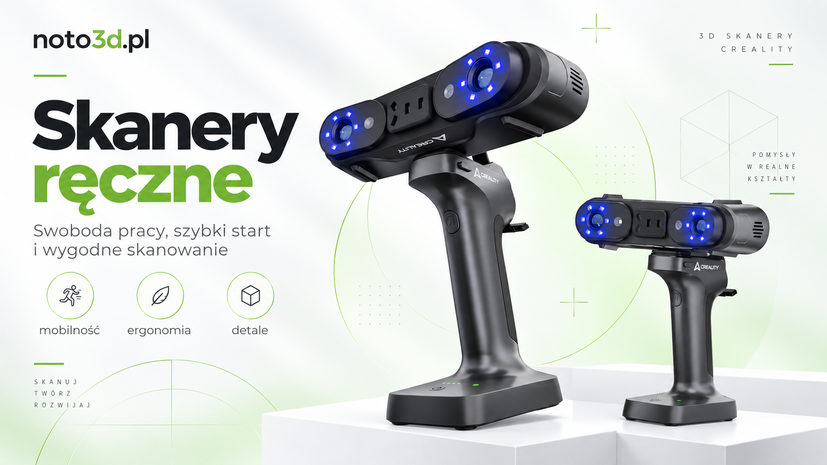 Ręczne skanery 3D Creality