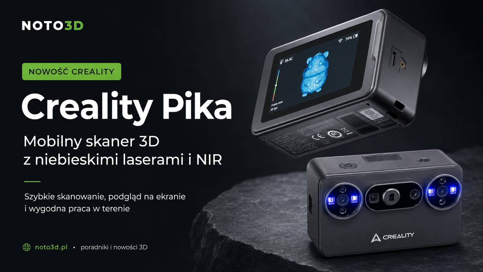 Creality Pika – pierwszy skaner 3D? Możliwości i poradnik dla początkujących