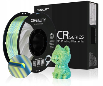 MAGICZNY FILAMENT CREALITY CR-PLA SILK ŻÓŁTO-NIEBIESKI 1KG 1,75mm