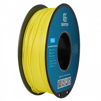 FILAMENT GEEETECH PLA YELLOW ŻÓŁTY 1,75mm 1KG