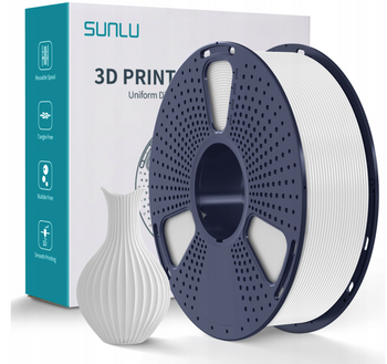 FILAMENT SUNLU WHITE BIAŁY PLA+ 1kg