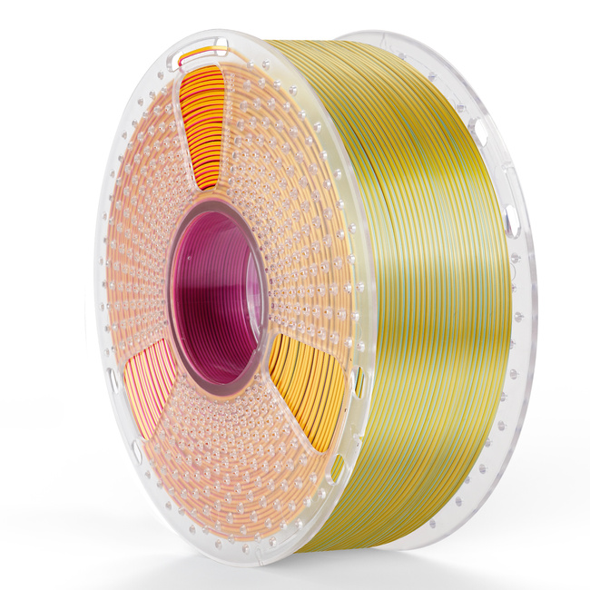 Sunlu PLA+ SILK TRICOLOR RED YELLOW GREEN CZERWONY ŻÓŁTY ZIELONY 1kg