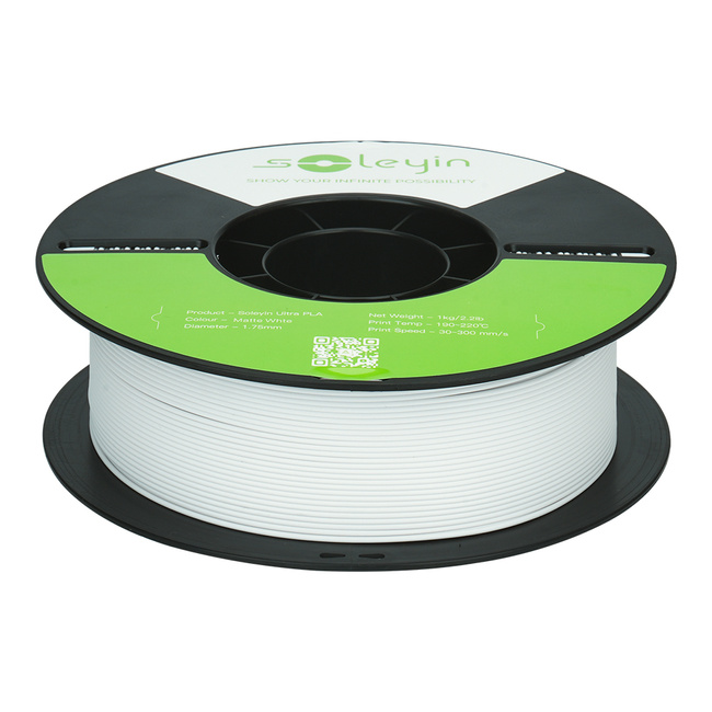 Filament Creality Soleyin Ultra PLA Matte White Biały 1kg 1,75mm