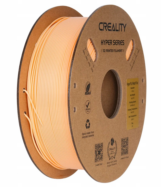 Filament Creality Hyper PLA Peach Fuzz Brzoskwiniowy 1.75mm 1kg