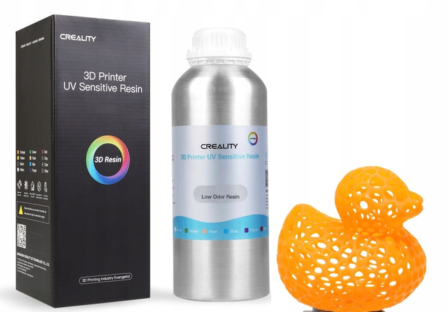 Żywica Creality Low Odor 500g Orange Pomarańczowa