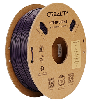 NOWOŚĆ 2024! FILAMENT CREALITY HYPER PLA-CF WZMOCNIONY 1KG FIOLETOWY