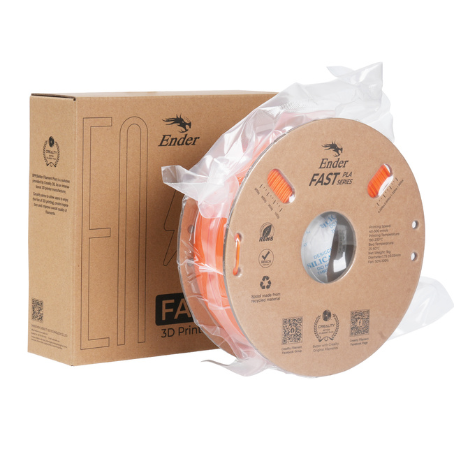 Filament Creality Ender Fast PLA Orange Pomarańczowy 1kg 1,75mm
