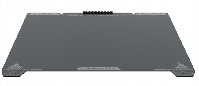 Podkładka PEI Creality K1C 235x235 gładka smooth wbudowany czyścik