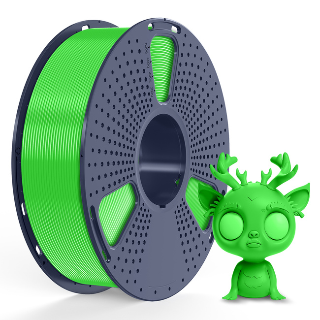 FILAMENT SUNLU GREEN ZIELONY PLA+ 1,75mm 1kg