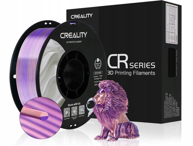 MAGICZNY FILAMENT CREALITY PLA SILK PINK PURPLE 1K
