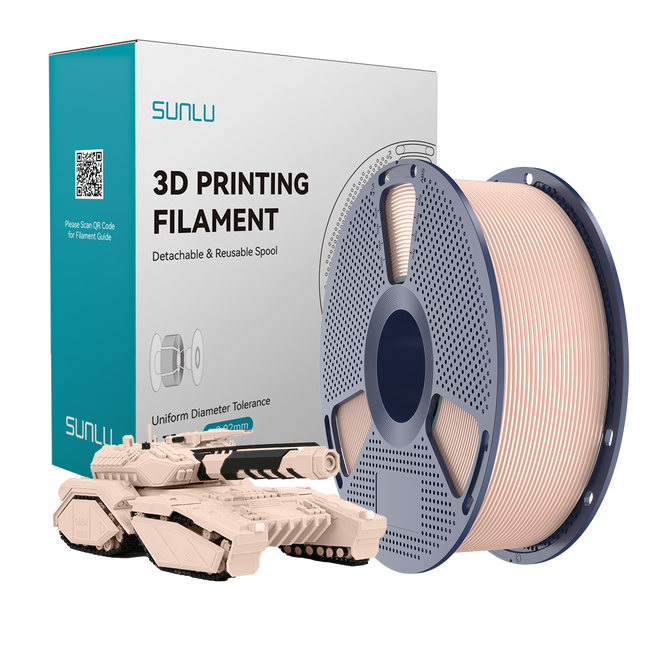 Filament SUNLU PLA Beige Beżowy 1kg 1,75mm
