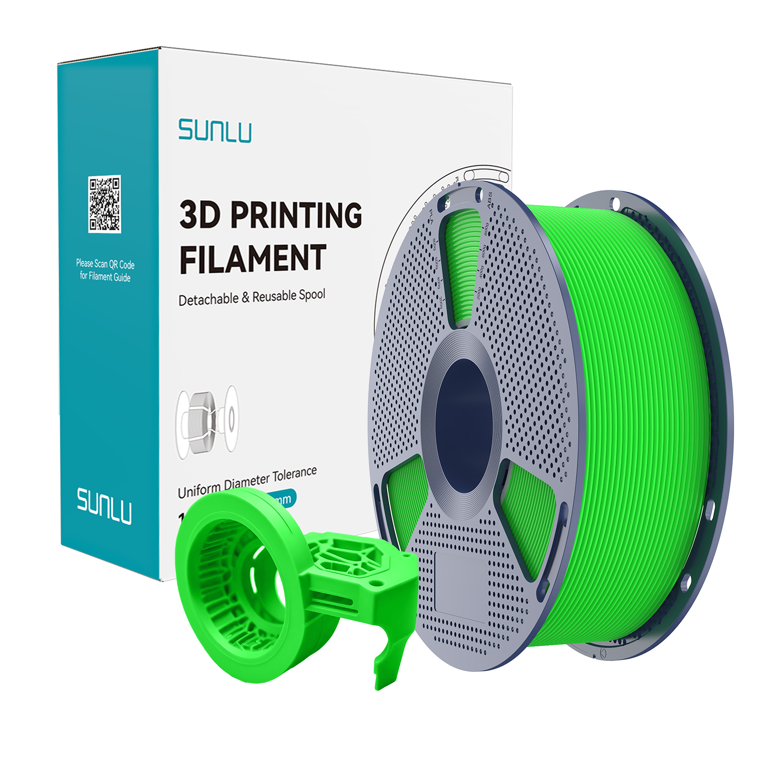 Filament SUNLU High Speed Matte PETG Green Zielony 1kg 1,75mm
