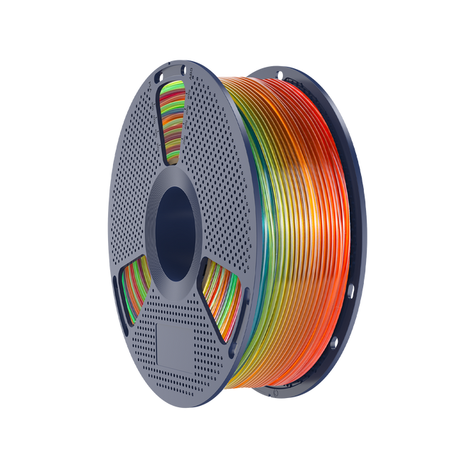 FILAMENT SUNLU PLA TRANSPARENT TĘCZA 01 RAINBOW 01 1KG