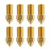 Zestaw dysz Creality High-Speed M6 8 szt. 0.25/0.4/0.6/0.8 – mosiądz, do Ender-3 V3 SE/Ender-5 S1/Ender-7