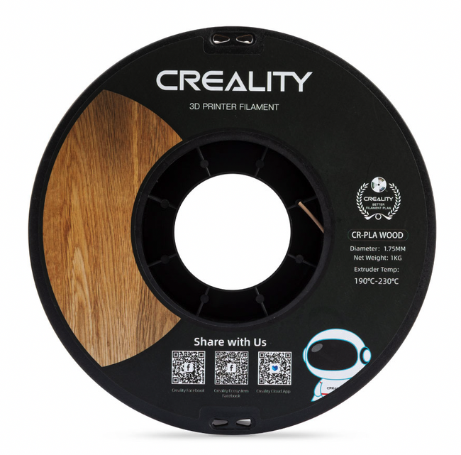 FILAMENT CREALITY CR-WOOD DREWNO DREWNIANY 1KG 1,75mm