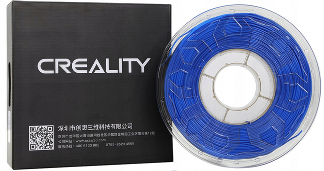 CREALITY 3D ORYGINALNY FILAMENT CR-PLA NIEBIESKI BLUE 1KG 1,75mm