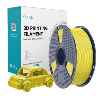 Filament SUNLU PETG Yellow Żółty 1kg 1,75mm