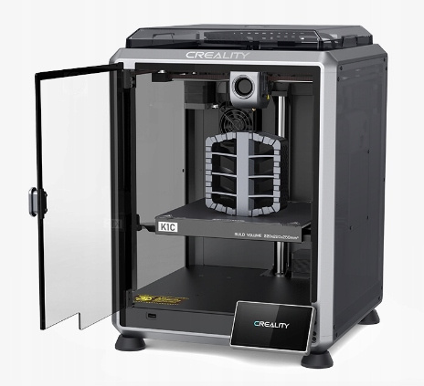 Creality K1C 2025 — drukarka 3D FDM 220x220x250 mm, do 600 mm/s, metalowy ekstruder