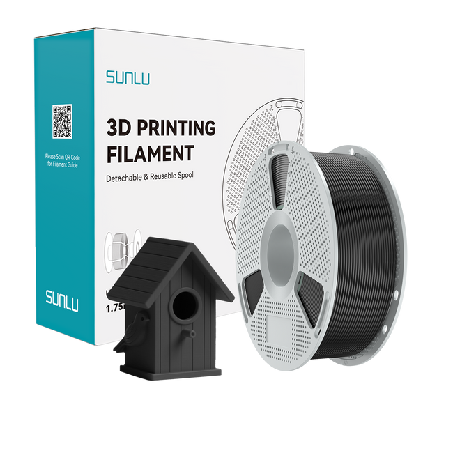 Filament SUNLU ASA Black Czarny 1kg 1,75mm