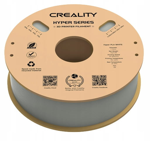 CREALITY HYPER SPEED PLA 1KG BIAŁY WHITE