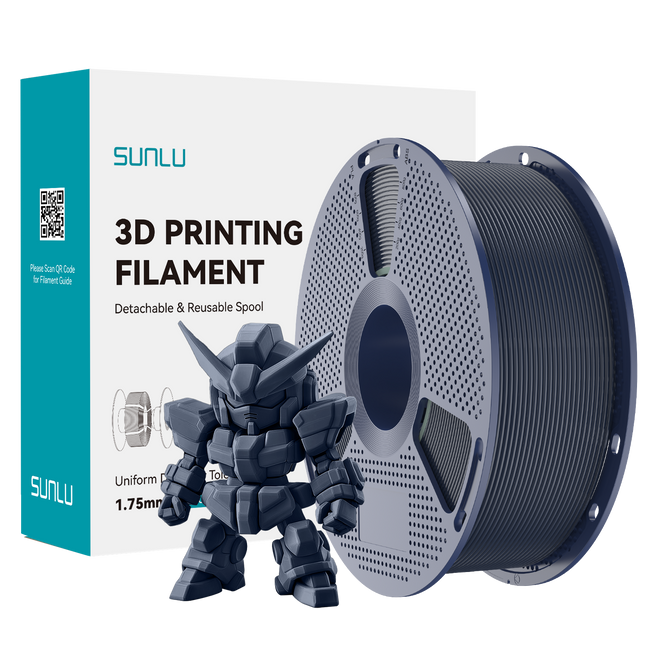 FILAMENT SUNLU PLA+ 2.0 CIEMNOGRANATOWY MIDNIGHT 1KG