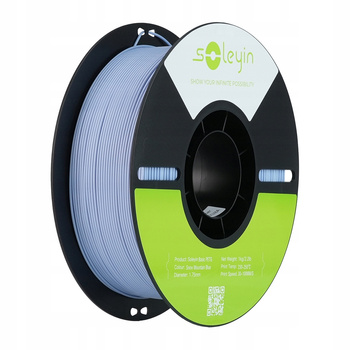 Filament Creality Soleyin Basic PETG Snow Mountain Blue Niebieski 1kg 1,75mm
