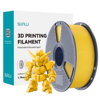 Filament SUNLU Pla+2.0 Vivid Yellow Żółty Jaskrawy 1kg 1,75mm
