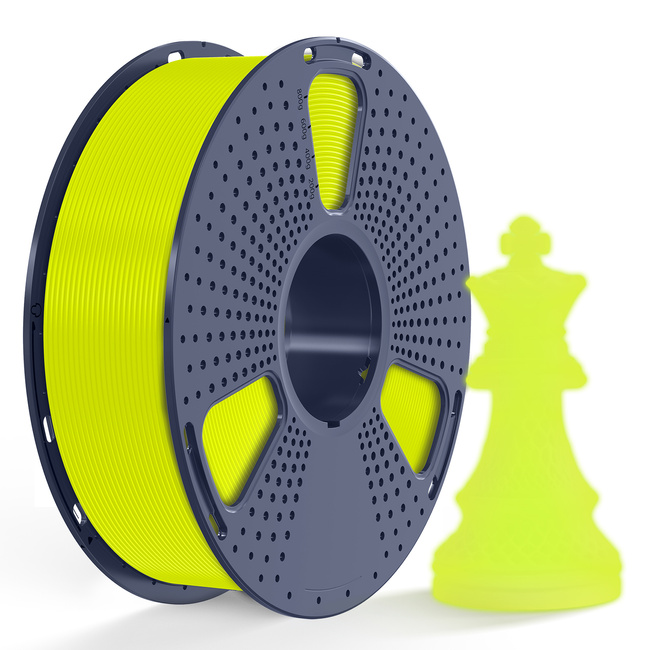 Filament SUNLU PLA Glow In The Dark Yellow Żółty Świecący W Ciemności 1kg 1,75mm