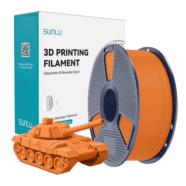 Filament SUNLU High Speed PLA+ Orange Pomarańczowy 1kg 1,75mm