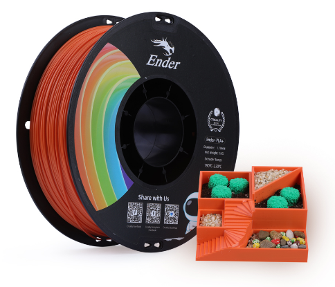 ORYGINALNY FILAMENT CREALITY ENDER-PLA+ POMARAŃCZOWY ORANGE 1KG 1,75mm