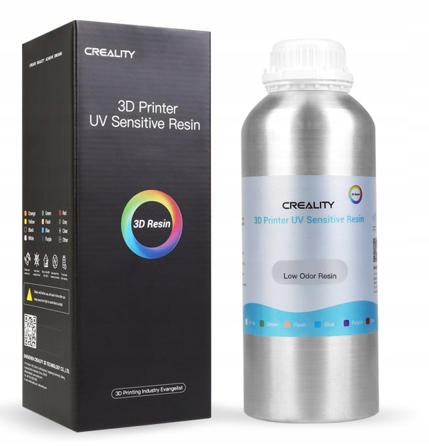 Żywica Creality Low Odor 500g Orange Pomarańczowa