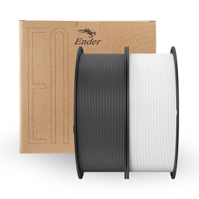 CREALITY FILAMENT 2KG ENDER-PLA CZARNY BIAŁY VALUE PACK 2-PAK 1,75mm