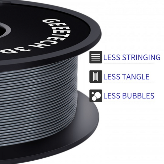 Filament Geeetech PETG Silver Srebrny 1,75mm 1kg