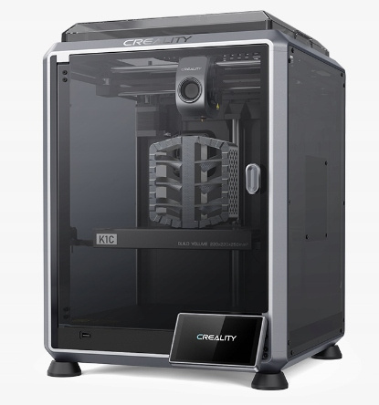 Creality K1C 2025 — drukarka 3D FDM 220x220x250 mm, do 600 mm/s, metalowy ekstruder
