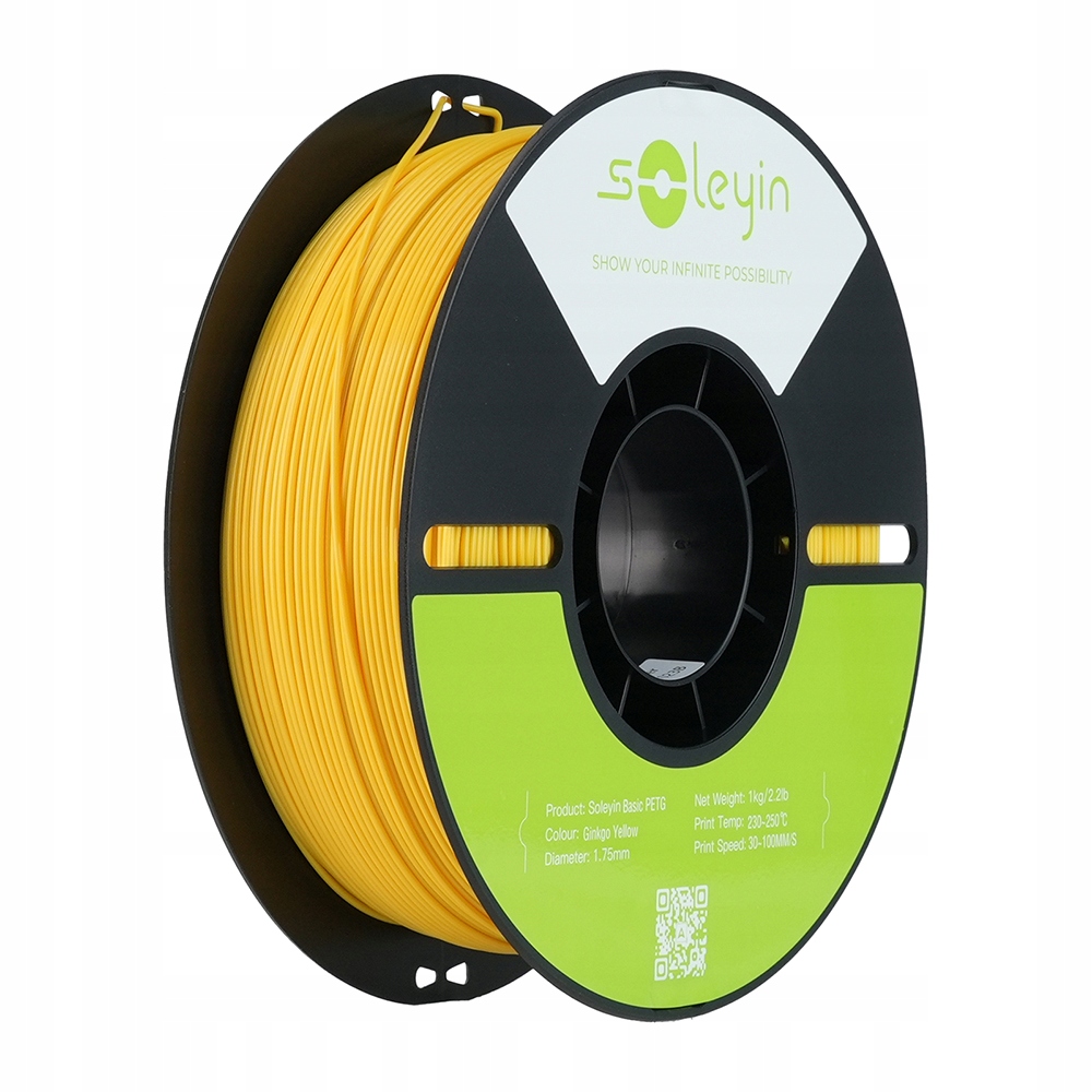 Filament Creality Soleyin Basic PETG Ginkgo Yellow Żółty 1kg 1,75mm
