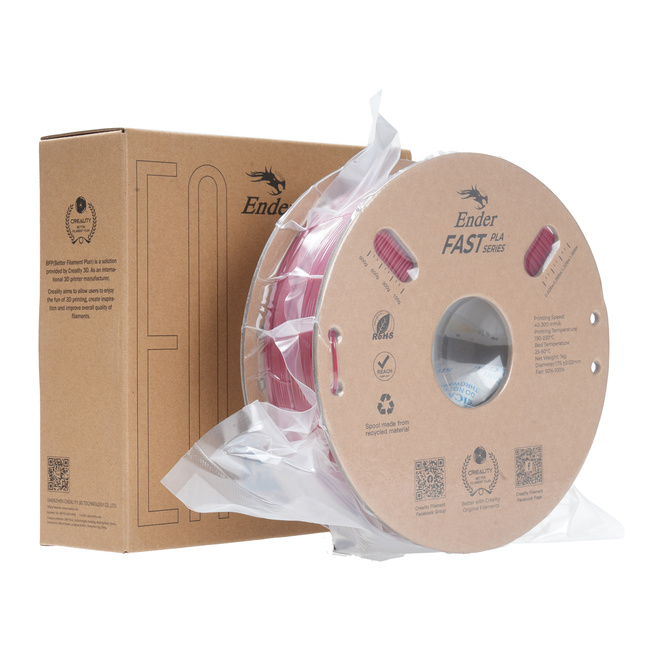 Filament Creality Ender Fast PLA Fire Red Czerwony 1kg 1,75mm