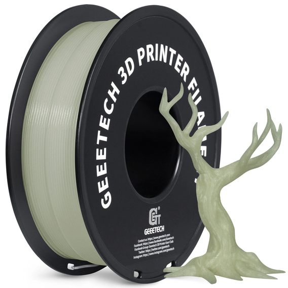 Filament Geeetech Glow In The Dark PLA Green Zielony 1kg 1,75mm