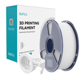 Filament SUNLU High Speed Matte PETG White Biały 1kg 1,75mm