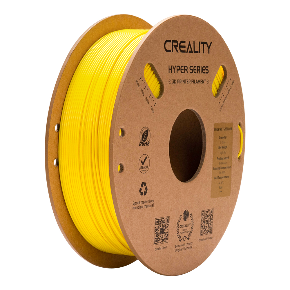 Filament Creality Hyper PETG Yellow Żółty 1kg 1,75mm