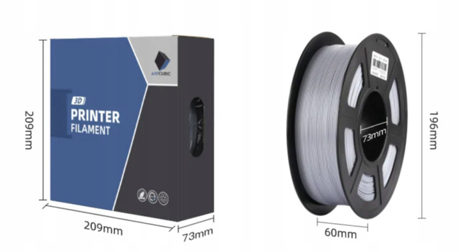 Oryginalny Filament Anycubic Galaxy Blue Silk 1kg