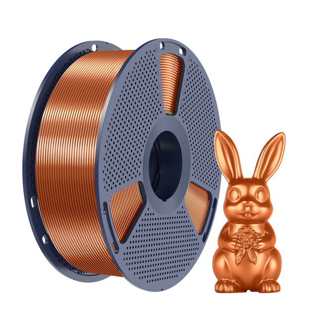 Filament SUNLU Silk PLA+ Red Copper Miedziany 1kg 1,75mm