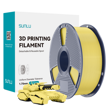 Filament SUNLU PLA Lemon Yellow Żółty Cytrynowy 1kg 1,75mm