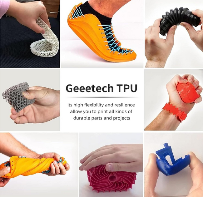 Filament Geeetech TPU Grey Szary 1kg 1,75mm