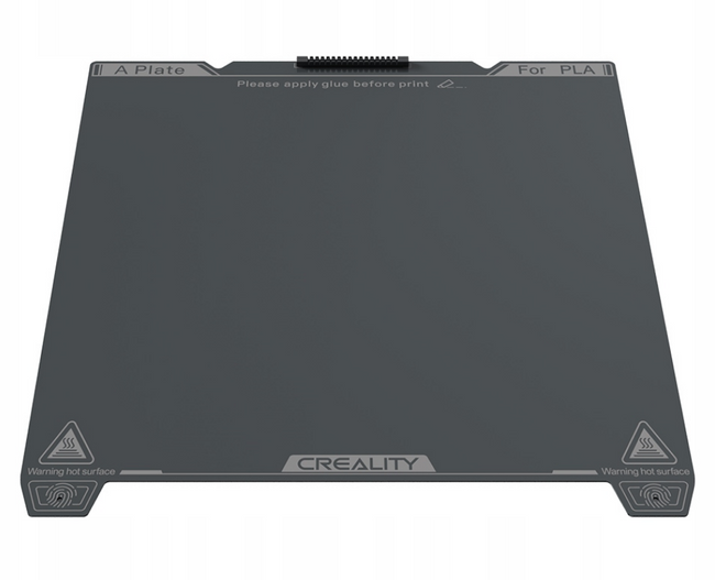 Podkładka PEI Creality K1C 235x235 gładka smooth wbudowany czyścik