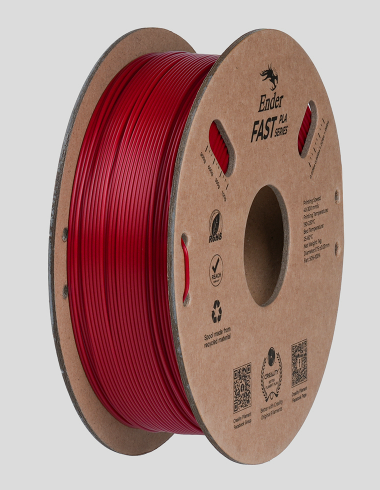 FILAMENT CREALITY ENDER FAST PLA CZERWONY FIRE RED 300 mm/s 1KG 1,75mm