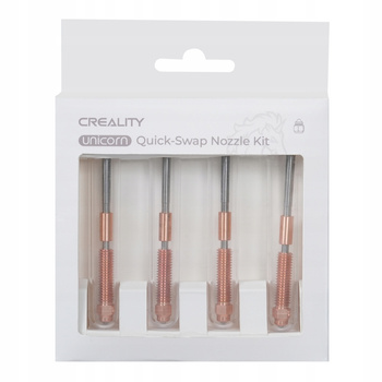 Oryginalny zestaw dysz Creality Unicorn Quick-Swap 0.4/0.4/0.6/0.8 mm – do K2/K2 Pro/K2 Plus/Hi