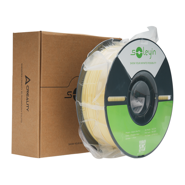 Filament Creality Soleyin Ultra PLA 1,75mm 1kg Żółty Pineapple Yellow