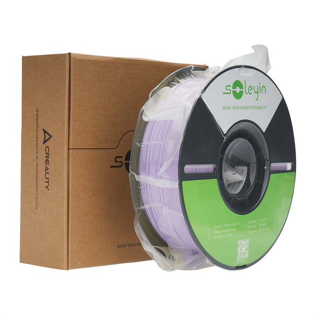 Filament Creality Soleyin Ultra PLA 1,75mm 1kg Fioletowy Almond Purple