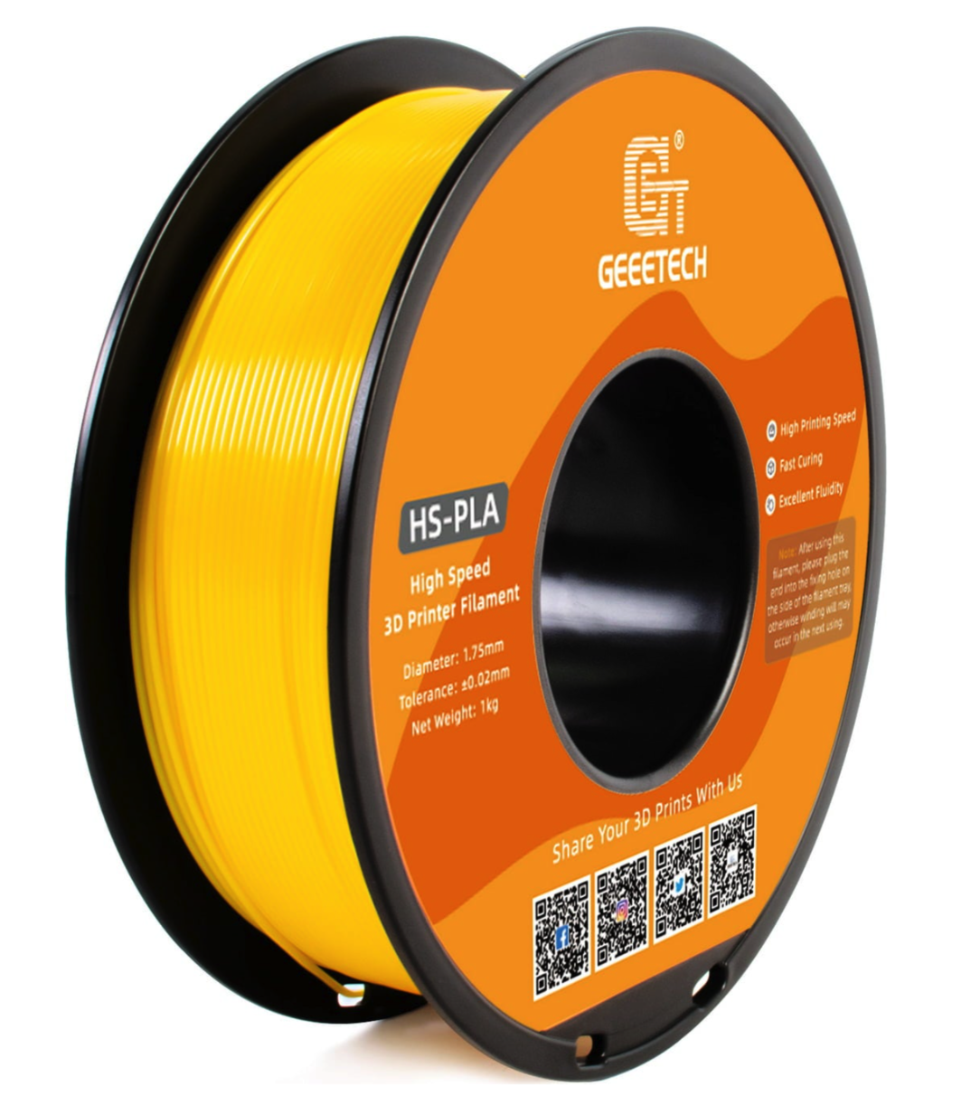Filament Geeetech High Speed PLA Yelllow żółty 1kg | Filamenty \ PLA ...