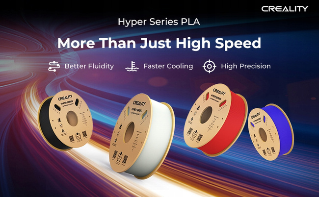 CREALITY HYPER SPEED PLA 1KG PURPLE RÓŻOWY